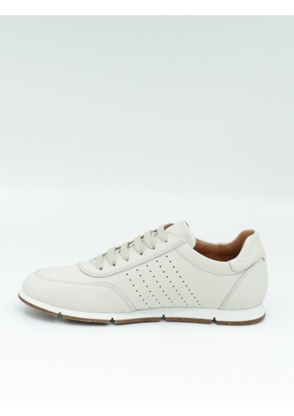 241338 Bej Bağcıklı Günlük Erkek Ayakkabı