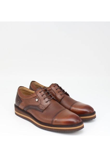 9586 Taba Hakiki Deri Günlük Erkek Ayakkabı