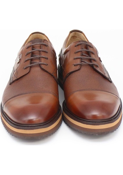 9586 Taba Hakiki Deri Günlük Erkek Ayakkabı