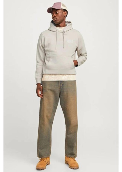 Jack&jones 12152840 Kapsonlu Erkek Sweat - Bej fiyatları