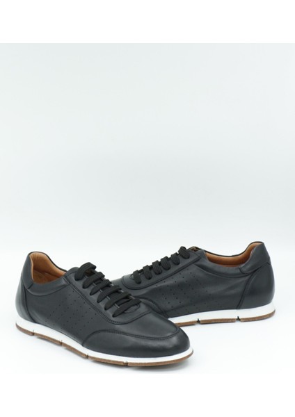241338 Siyah Bağcıklı Günlük Erkek Ayakkabı
