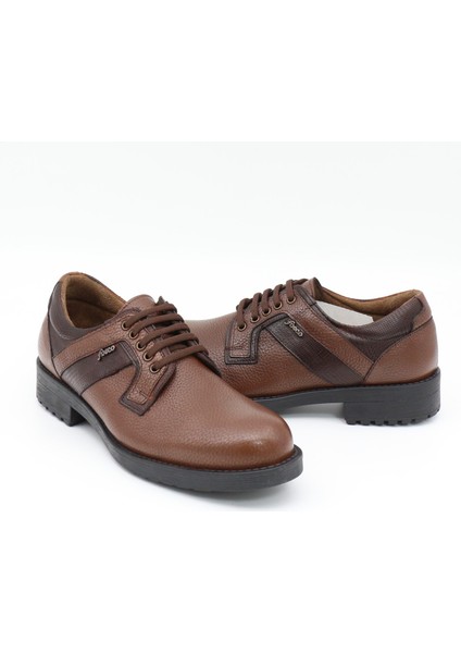7576 Taba Hakiki Deri Kauçuk Taban Erkek Ayakkabı