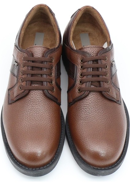 7576 Taba Hakiki Deri Kauçuk Taban Erkek Ayakkabı