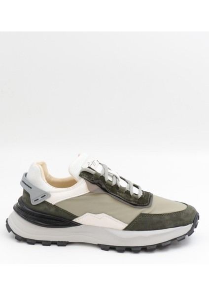2423 Yeşil Süet&tekstil Günlük Erkek Sneakers