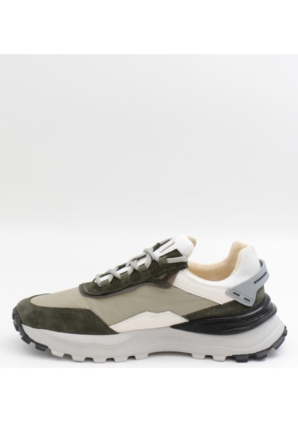 2423 Yeşil Süet&tekstil Günlük Erkek Sneakers