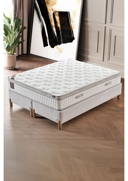 Janett Modeli Çift Kişilik Ortopedik Yatak Destekleyici Konfor ve Şık Görünüm