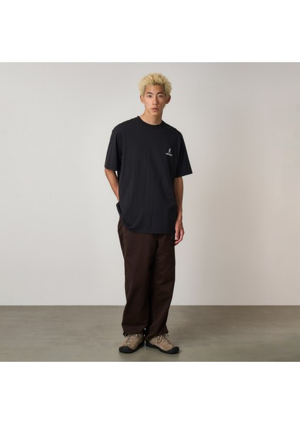 One Point Logo Erkek Siyah T-Shirt.blk