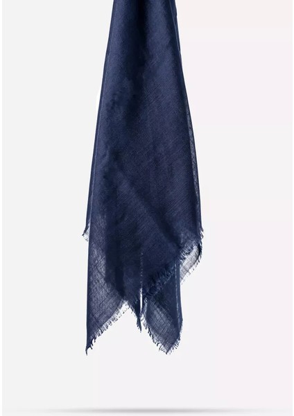 Flamlı Pamuklu Eşarp (96X96 Cm. Lacivert) fiyatları