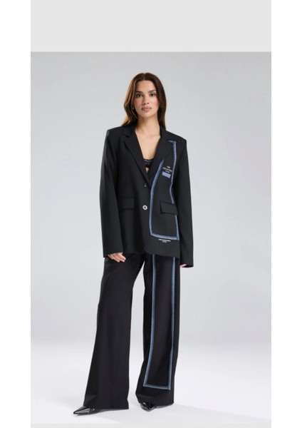 Tw3 Kadın Şerit Detaylı Tasarım Blazer Ceket fiyatları