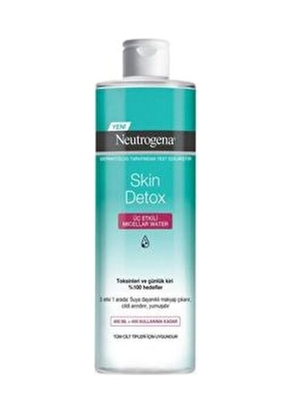 Skin Detox Micellar Water Yumuşatıcı Etki Tüm Cilt Tipleri İçin 400 ml fırsatları