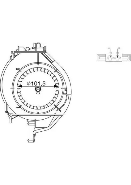 AB266000S Kalorifer Motoru 4F0820020 4F0820020A