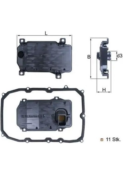 HX187KIT Sanziman Filtresi 0C8321371 0C8325435 95832543500