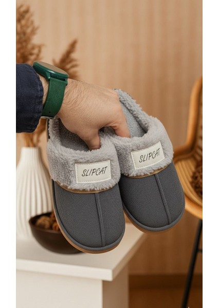 Kadın Desenli Peluş Kaymaz Hafif Tabanlı Tüylü Terlik Çeyiz Bohça Ev Terliği