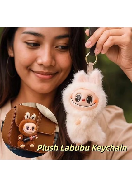 Labubu Coca Cola Kola Seri Popmart Figür 1ADET Basmalı Silgi Peluş Oyuncak Anahtarlık Çanta Süs modelleri