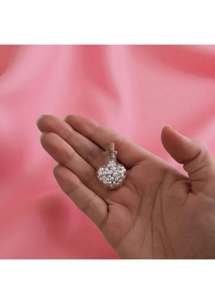 10 Gram 999 Ayar Gümüşten Üretilmiş Kalp Tasarımlı Cam Şişeli Granül Gümüş HEDIYESI-553 fırsatları