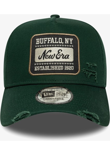 Patch Distressed Wash Eframe Unisex Yeşil Şapka.- fiyatları