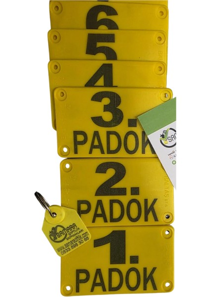 1000 Adet Sarı Arı Kovan Plakası -Padok Belirleme-Fidan Belirleme -Et Pay Belirleme Plakası modelleri