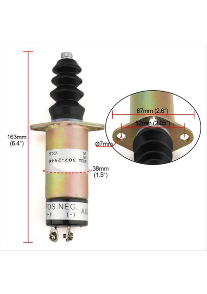 12V Yakıt Durağı Solenoid 1502-12D6U2B2S2A 307-2546-00 307-2546 Woodward Dizel Için (Yurt Dışından) fırsatları