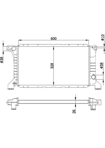 BFR113026 Motor Radyatoru 6160271 6160274 86VB8005BB