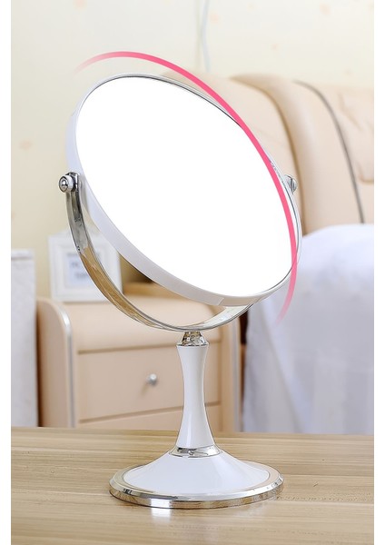 Masa Üstü Beyaz Çift Taraflı Büyüteç Abs Polimer Malzeme Masa Aynası CIN720BY modelleri
