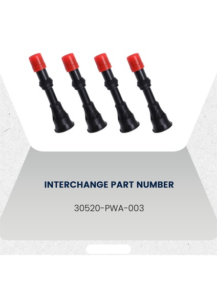 4pcs 30520-PWA-003 Kontak Honda 2003-2005 Caz ve Civic Hibrid Için Kauçuk Botlar 1 3l 30520PWA003 (Yurt Dışından) modelleri