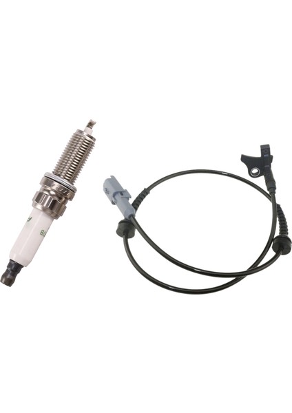 4 Pcs Araç Metal Buji Iridium Platinum Buji 95770 ILZKBR7B8DG 0242129512 Arka Tekerlek Hız Sensörü (Yurt Dışından)