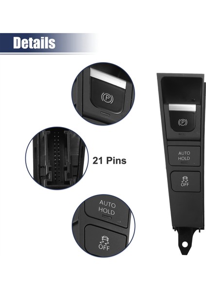 Araç Handbrake Park Hand Fren Kontrol Anahtarı Düğmesi 3AD927137 Vw Passat B7 Passat cc Aksesuarları (Yurt Dışından) fırsatları