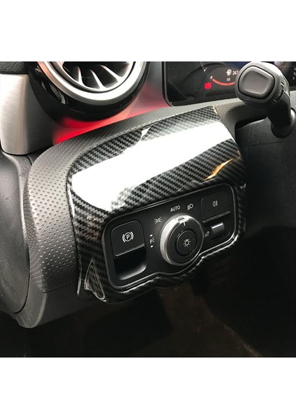 Mercedes Için Araba Far Anahtarı Çerçeve Döşeme Benz A Cla Sınıfı W177 A180 2019+ Lhd Kafa Işık Düğmeleri Çıkartmaları (Yurt Dışından) indirimleri