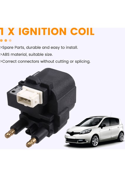 Renault Megane Için Ateşleme Bobini Volvo S40 V40 7700863021/7701041608/25603K00429 2526052A/77008509999 (Yurt Dışından) modelleri