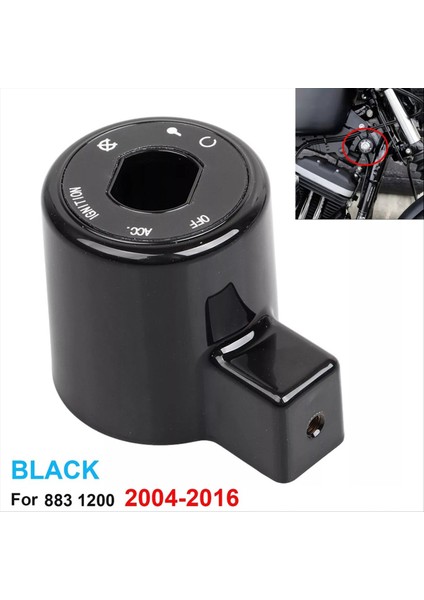 Harley Sportster Için Ön Ateşleme Kontrol Anahtarı Kapak Kapağı Xl 883 1200 2004-2016 (Yurt Dışından) indirimleri