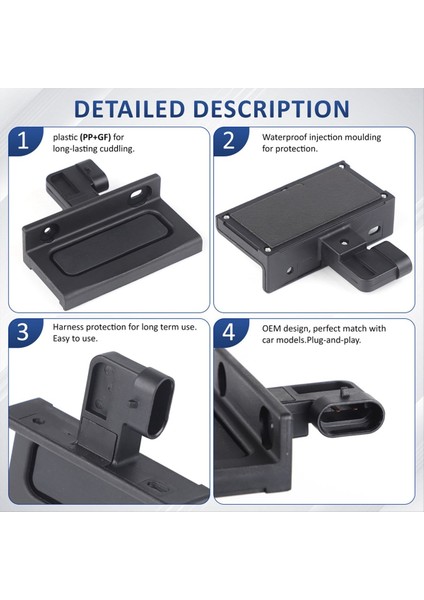 Bagaj Kapağı Sürüm Anahtarı 15060932 15101543 22747152 Chevrolet Hhr 2006-2011 Gmc Envoy Xuv 2004-2005 Aksesuarlar (Yurt Dışından) modelleri
