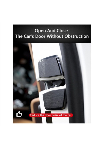 2set Trd Kapı Stabilizatör Mandalları Nissan Için Tıpa Kapakları All Serisi E12/E13/C27/C28/KICKS/X-TRAIL Kapı Kilit Koruyucu (Yurt Dışından) fırsatları