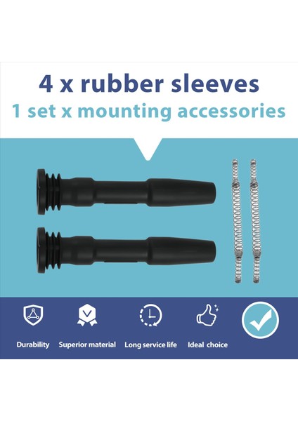 4 Pcs Ateşleme Kauçuk Kılıf 04E905199A 06H905110D Audi A3 Skoda Octavia Golf Vıı Polo (Yurt Dışından) indirimleri