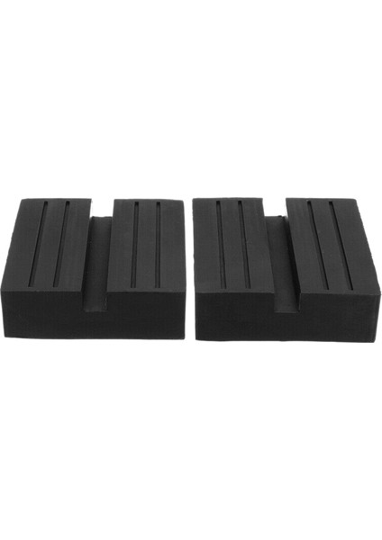 2pcs Universal Car Slotthed Asansör Asansör Disk Blok Blok Kauçuk Ped Koruma Adaptörü (Yurt Dışından)