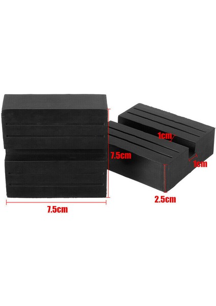 2pcs Universal Car Slotthed Asansör Asansör Disk Blok Blok Kauçuk Ped Koruma Adaptörü (Yurt Dışından) indirimleri