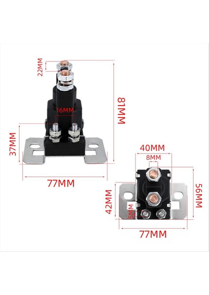 12V Büyük Akım 500A Başlangıç Röle 100A Sigorta Tutucu Kiti Otomatik Rv Yat Çim Biçme Makinesi Için Hızlı Anahtar Sigortası (Yurt Dışından) fırsatları