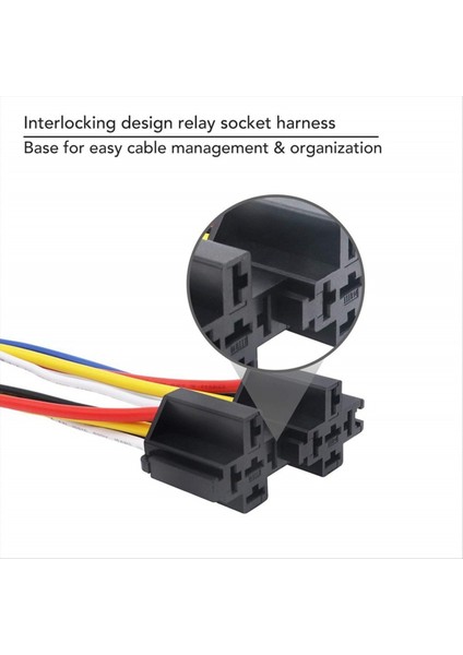 Kilişkili Röle Yuvaları ve Sıralı Atc Sigorta Tutucuları ile Otomotiv 5 Pimli 30/40A 12V Spdt Röleleri (Yurt Dışından) fırsatları