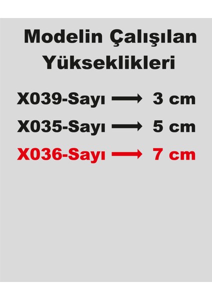 Stencil Rakam Boyama Şablonu X036-SAYI fırsatları