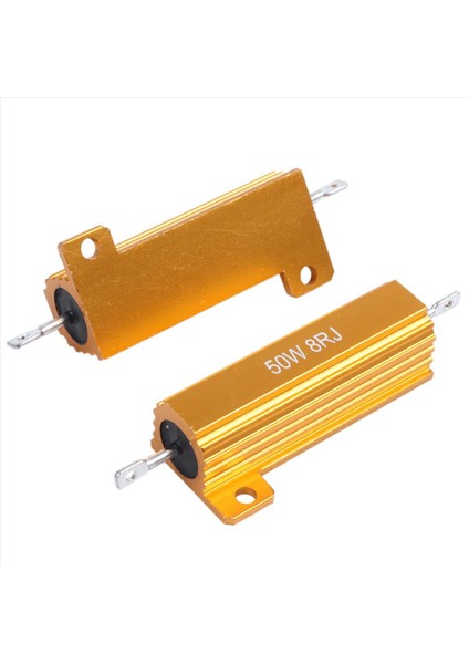 4 Adet Alüminyum Kabuk Dirençleri 5% 8 Ohm 50W (Yurt Dışından) modelleri