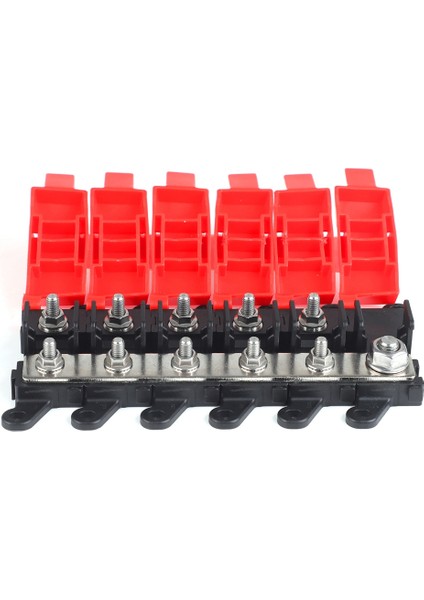 5 Yollu Araba Midi Sigorta Kutusu Blok Tutucu 200A Çok Kutuplu Sigorta Bloğu Deniz Suv Bdfs Rv Araba Tekne Otobüsü Için Midi Sigorta Sahibi (Yurt Dışından)