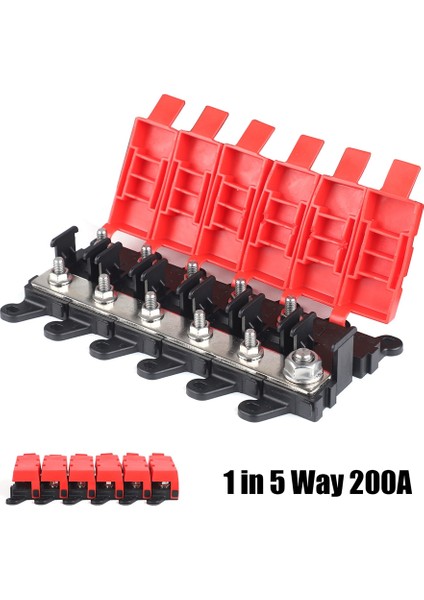 5 Yollu Araba Midi Sigorta Kutusu Blok Tutucu 200A Çok Kutuplu Sigorta Bloğu Deniz Suv Bdfs Rv Araba Tekne Otobüsü Için Midi Sigorta Sahibi (Yurt Dışından) fiyatları