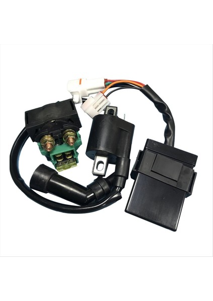 1set Atv Cdı Ateşleme Solenoid Röle Kiti Motosiklet Ateşleme Bobini JS250 Jianshe 250CC Puma 250-3A Atv Parçaları (Yurt Dışından)