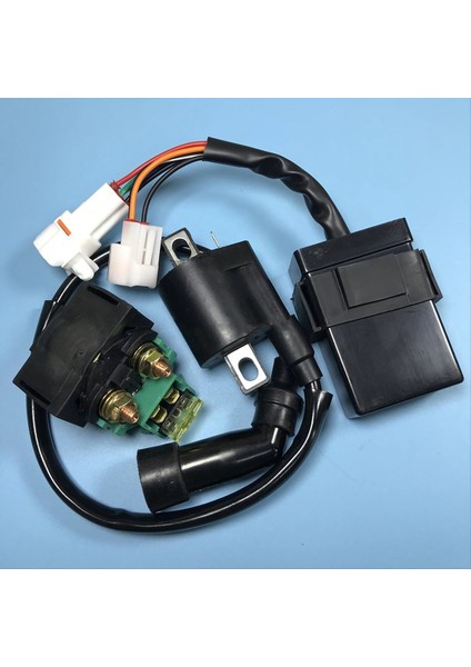 1set Atv Cdı Ateşleme Solenoid Röle Kiti Motosiklet Ateşleme Bobini JS250 Jianshe 250CC Puma 250-3A Atv Parçaları (Yurt Dışından) fırsatları