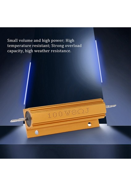 Altın Alüminyum Kaplı Güç Direnç Direnci 100W 8 Ohm 8r (Yurt Dışından) indirimleri