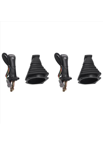 2x 3 Düğmeler Eksavatör Joystick Assy Daewoo Doosan Için Toz Kapağına Tutuklu Dişliler DX150 215 225 300 370-9C Sol (Yurt Dışından)