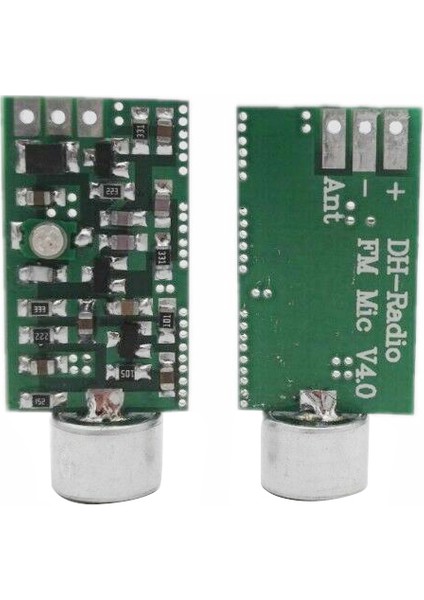Mini Mikrofon Fm Verici Modülü Mikrofon Kablosuz Ses 100MHZ Kartı (Yurt Dışından) modelleri