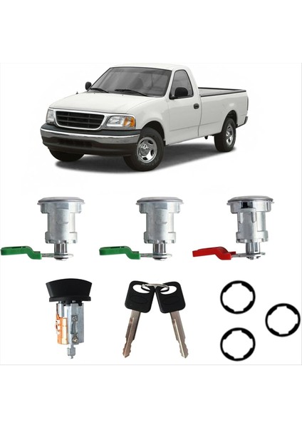 Kontak Anahtarı Silindir Kapısı Kilit Silindir Ford Explorer Sport TRAC/F250/F250/F350 LC6177 DL5885 322347 597638 (Yurt Dışından) modelleri