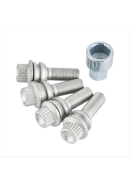 Tekerlek Vidaları Cıvatalar Tekerlek Anti-Hırsızlık Kilidi M14X1 5 Porsche Için 718 911 Cayenne Macan Panamera Yeni (Yurt Dışından)