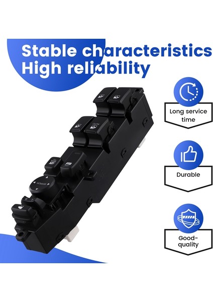 Hyundai Veracruz 2007 -2012 Güç Penceresi Anahtarı Sürücü Yan Güç Penceresi Ana Kontrol Anahtarı 93570-3J000WK (Yurt Dışından) fırsatları