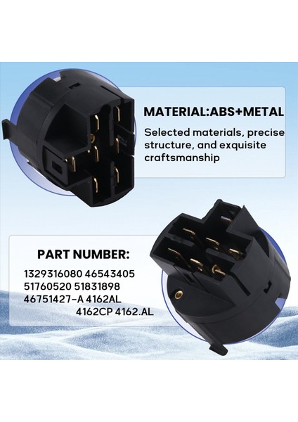 Ateşleme Sistemi Ateşleme Kilit Starter Switch Fiat Ducato Röle Için Kontak Fişleri 1329316080 46543405 51760520 51831898 (Yurt Dışından) indirimleri